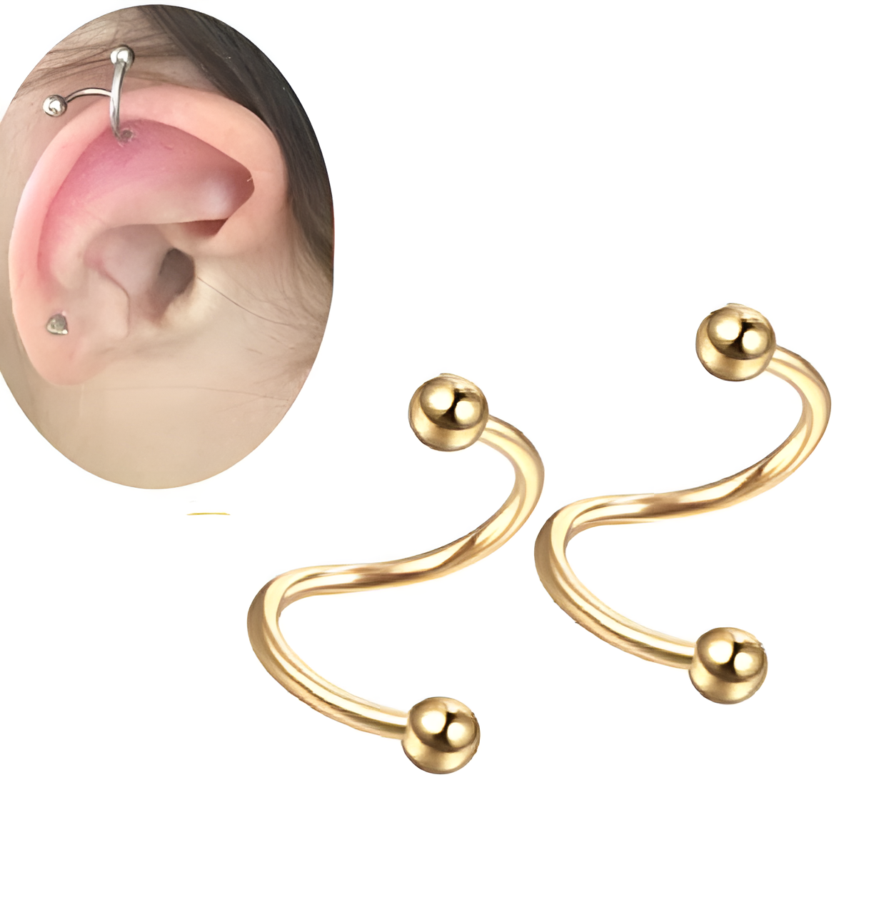 Everyday casual earrings for women, lightweight simple studs