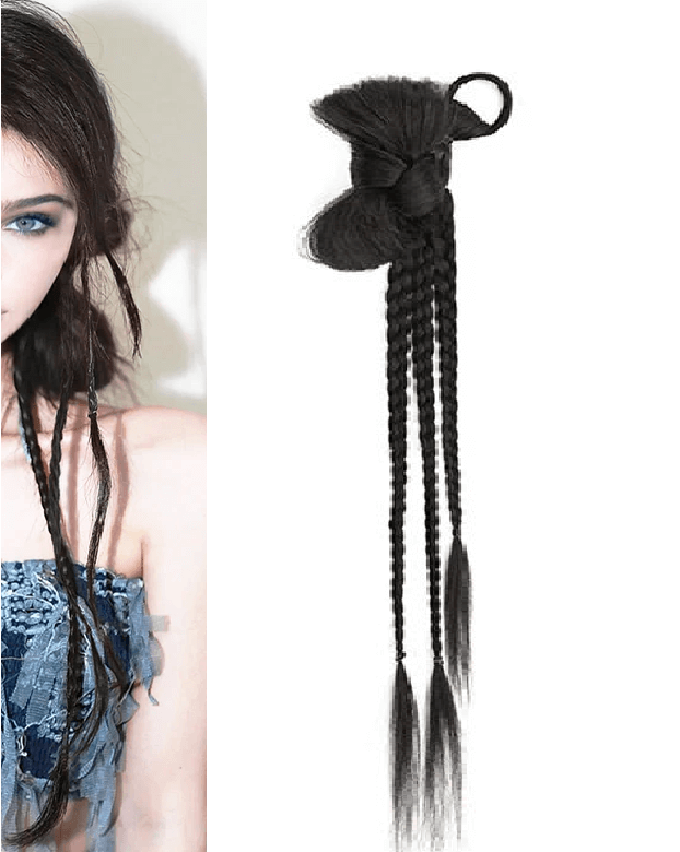Enhance Your Look: Synthetic Bubble Twist Ponytail - High Elastic Wig for Women