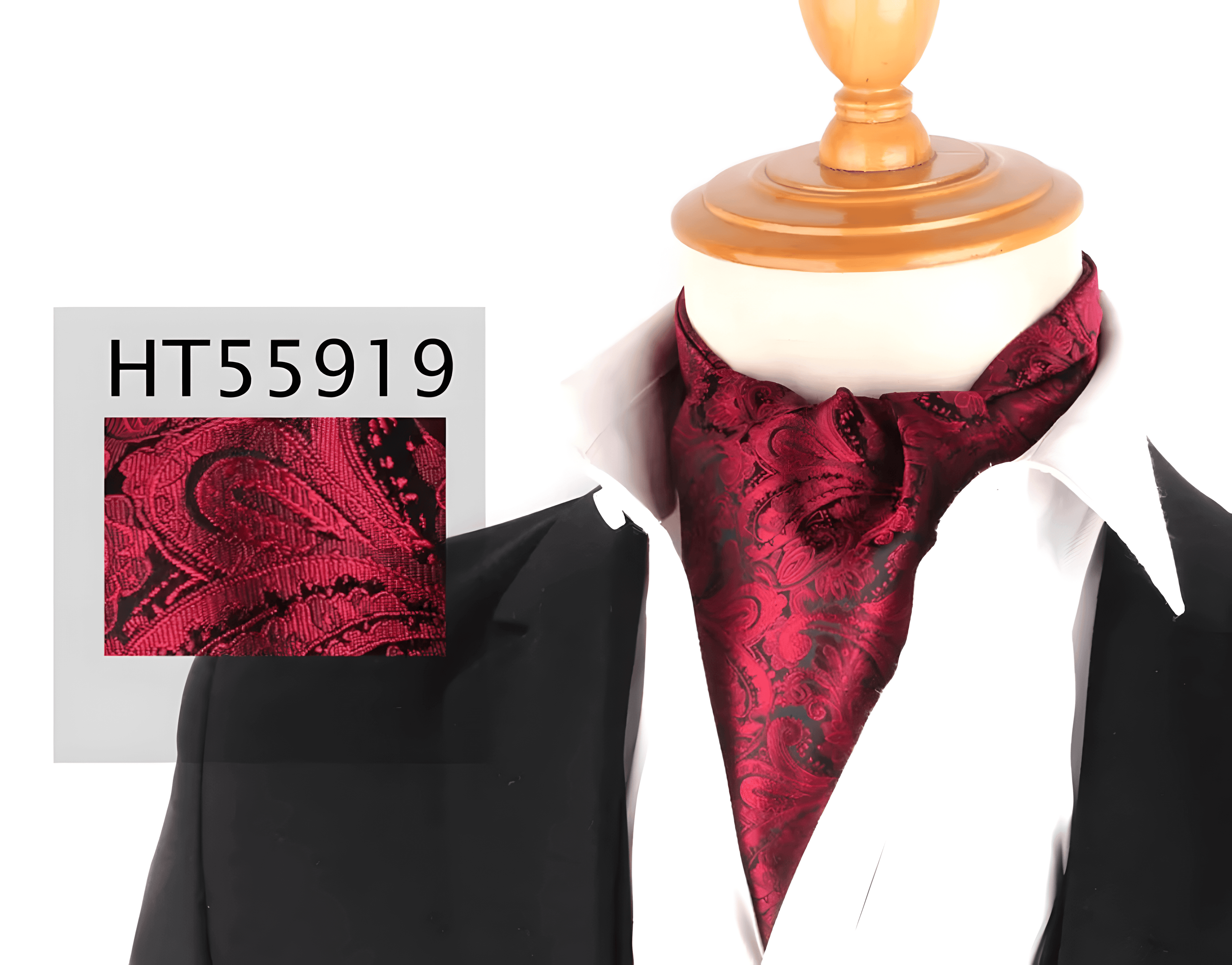 Silk Printed Cravat, Jacquard Woven Men's Bow Tie & Ascot Tie β Wedding & Formal Fashion Neckwear
