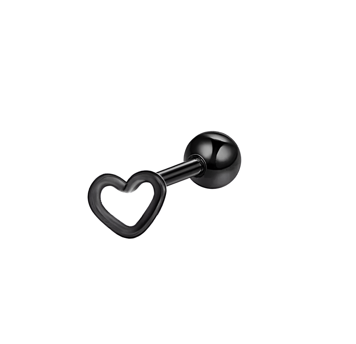 ORBITAL Piercing 1 Piece TRAGUS HELIX Cartilage SNUG Heart Helix Stud DAITH Ear Piercing ROOK Plug Steel Earring LOBE - Hanaya Store