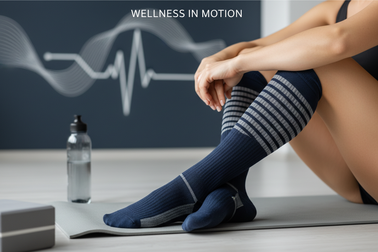 Medicated Compression Socks Pakistan 2025 | Relief for Varicose Veins, Swelling & Fatigue | Hanaya Store
