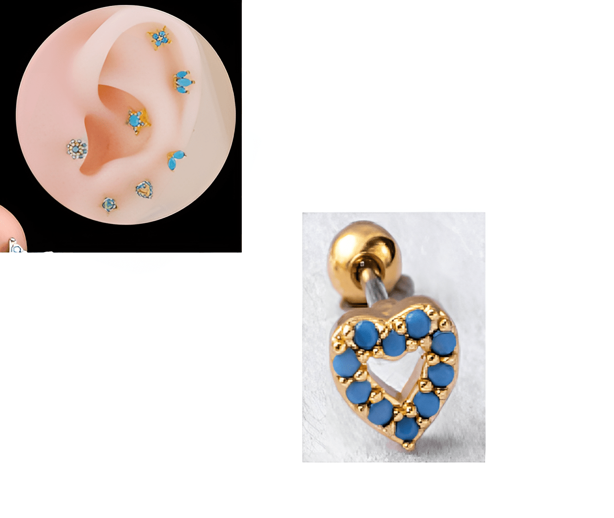 Cartilage Piercing Jewelry - Hanaya Store