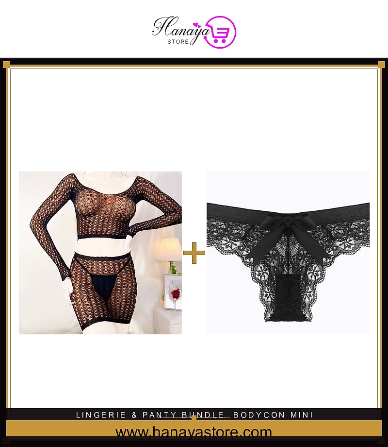 Bodycon Nightgown + Premium Panty bundle