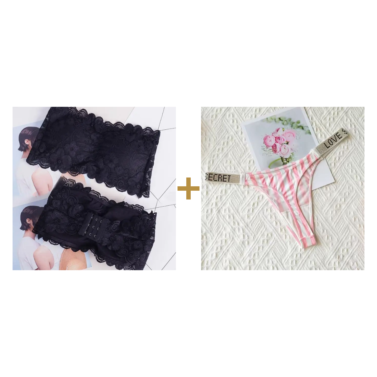 Ladies Bra + Seamless High Waist Panty bundle