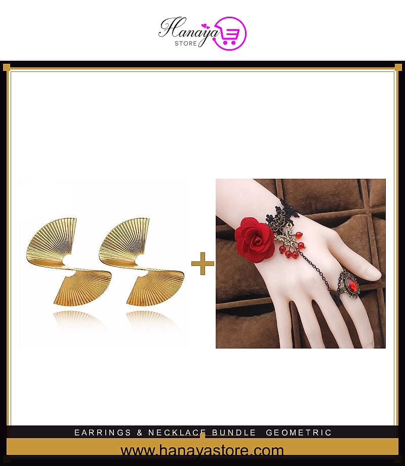 Spiral Earrings + Turkish Choker bundle