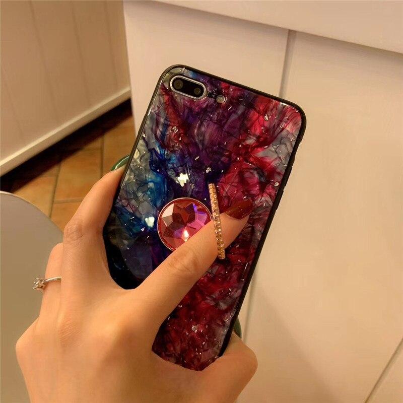 Marble Styled Finger Ring Case Compatible for APPLE IPHONE X/XS – Close Up – Accessories | Hanaya Pakistan