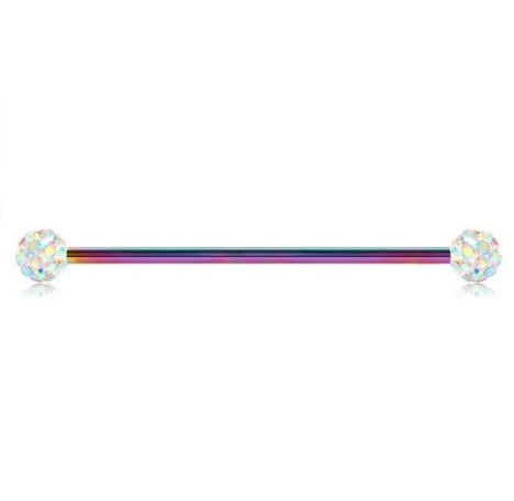 Steel 38mm Ear Plug 14G Piercing Industrial Cartilage Ear Jewelry for Men – Earrings Online in Pakistan | Hanaya