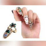 Trendy Classy Adjustable Nail Ring 1 Piece – Accessories Online in Pakistan | Hanaya