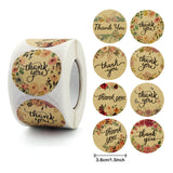 100 Pcs Thank You 38MM Sticker Envelope Seal Scrapbook Round Sticker Stationery Label Stickers – Image 2 of 3