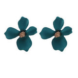 Trendy Flower Stud Earrings Female Statement Earrings for Girls – View 6 – Accessories | Hanaya Pakistan