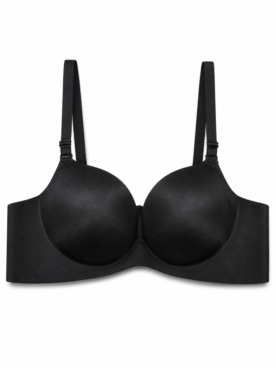 Padded Seamless Wireless Soft Bra Women's Bras Padded Seamless Wireless Soft Palm Pad Design Four Rows Of Three Buckles 
