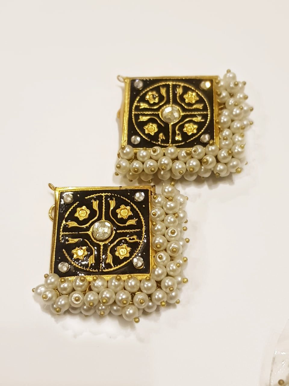Trendy Classy Antique Vintage Handmade Multicolor meenakari Elegant Earring