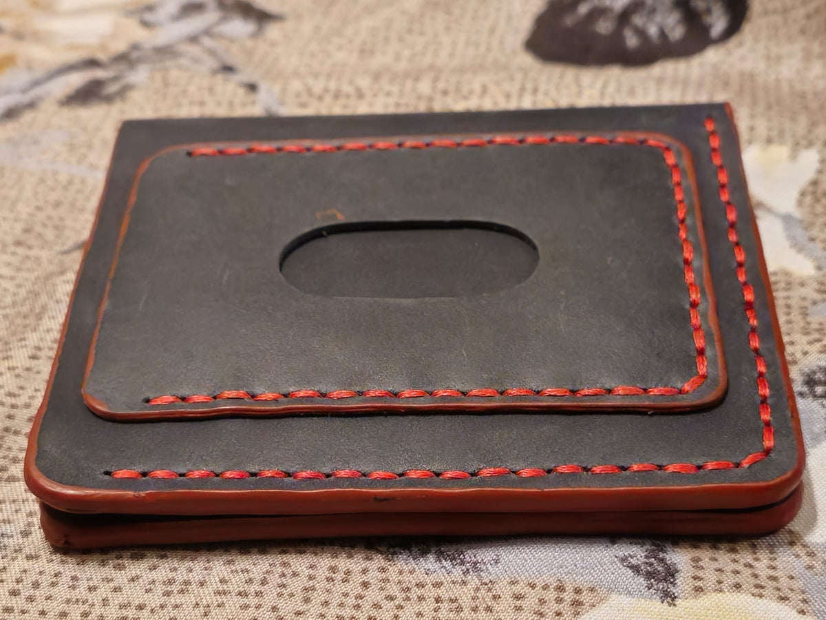 Genuine Leather Wallet for Men | Crazy Horse Pull-Up Cowhide Bifold Wallet with Card Slots & Cash Compartment
