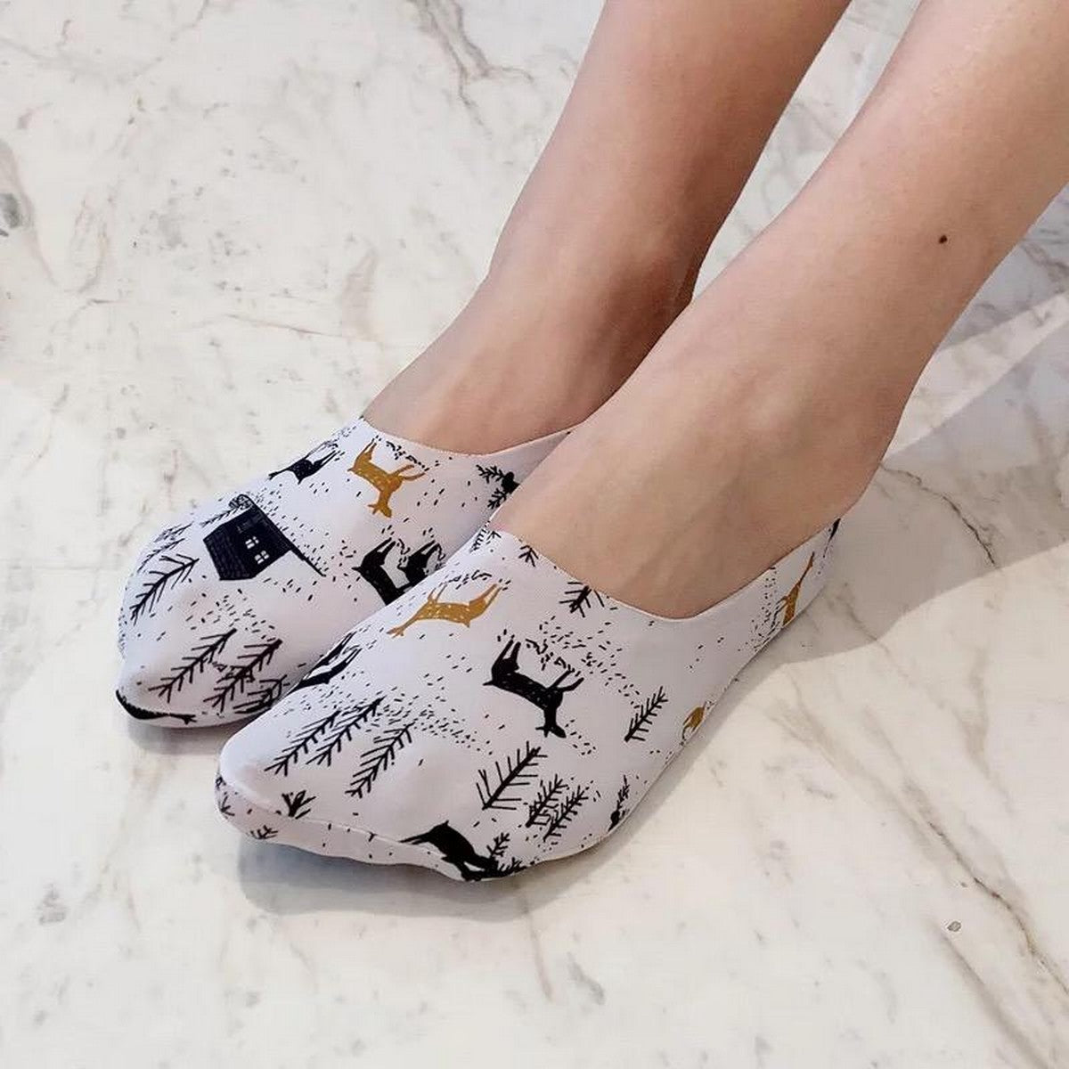 Printed Ice Silk Trendy women socks pair women socks fancy socks for women women socks cute Non Slip for Men – Accessories...