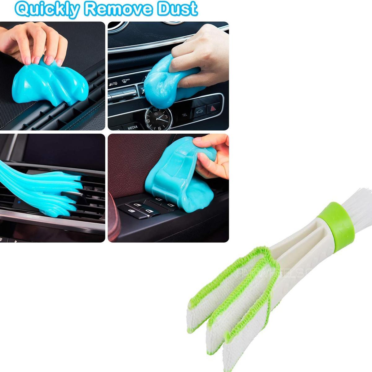Car cleaning 160G gel & 1 brush detailing interior dust remover – Accessories Online in Pakistan | Hanaya