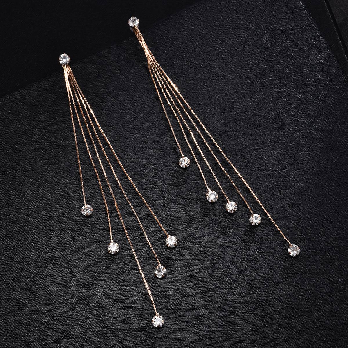Long Tassel Classy Party Wedding Trendy Earring – Earrings Online in Pakistan | Hanaya
