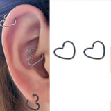 SNUG 2 Pieces Cartilage Helix LOBE 8mm Stud TRAGUS Tragus ORBITAL ROOK DAITH 0.8mm Ear HELIX Piercing Plug Earring – Detai...