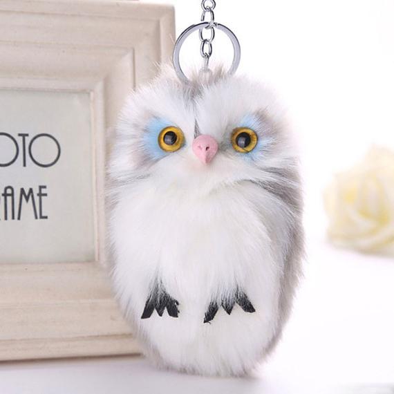 Beautiful Pom Pom Trendy Ladies Bag Fluffy Pom Pom Key-ring – View 5 – Accessories | Hanaya Pakistan