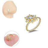 Simple Nose Ring 08mm Elegant Piercing Nostril Jewelry – Nose Jewelry Online in Pakistan | Hanaya