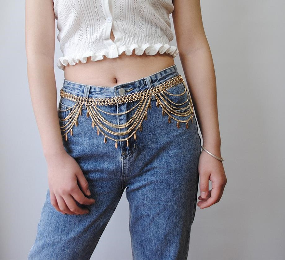 Waist Chain for Women Belt for Girls Kamar Band Belt for Girls Slim Belt for Women Body Chain Fashion Accessory – Buy belts online in Pakistan