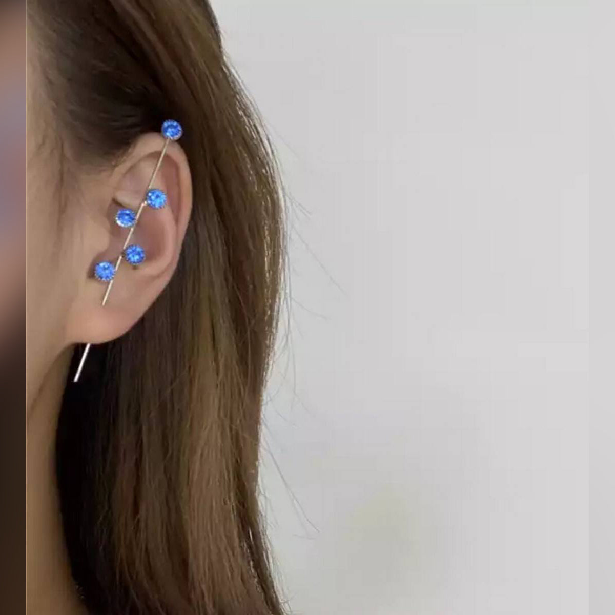 Stylish Needle Ear Wrap Hook Classy Royal Party Elegant Earrings – Earrings Online in Pakistan | Hanaya