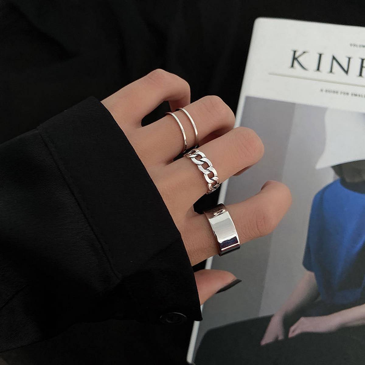 Trendy High Class 3 Pieces Ring For Women – Accessories Online in Pakistan | Hanaya