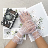 Long Fingerless Gloves for Women Hijab Friendly Classy – Image 2 of 2