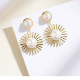 Classy Pearl Antique Exquisite Elegant Stylish Earring – Image 3 of 3