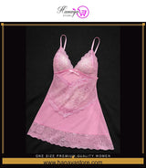 One Size Premium Quality Women Nightdress One Size Lingerie Sleepwear Babydoll Chemise Lace Bralette Comfortable Home Wear Bodycon nightgown Bridal Wear Nightwear Bridalwear