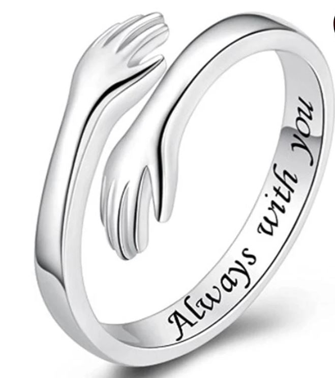 Adjustable Trendy Hug Ring Fashionable Ring For Women – Accessories Online in Pakistan | Hanaya