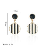 Unique Classy Round Trendy Fashionable Earrings – Image 2 of 3