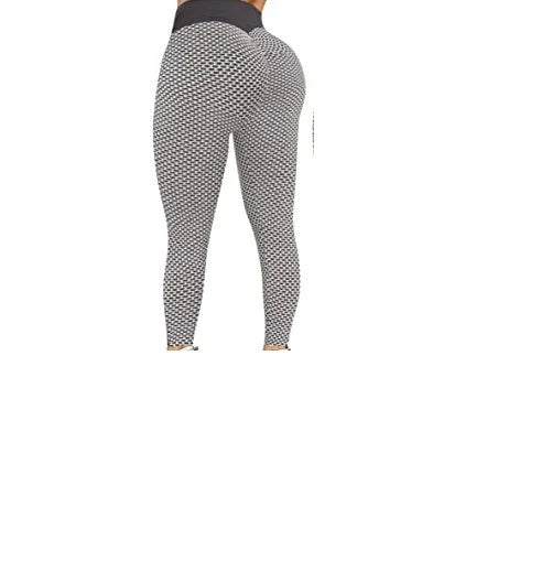 Women Honeycomb Leggings Sports Compression Yoga Running Gym Trouser – Buy stockings, tights & leggings online in Pakistan