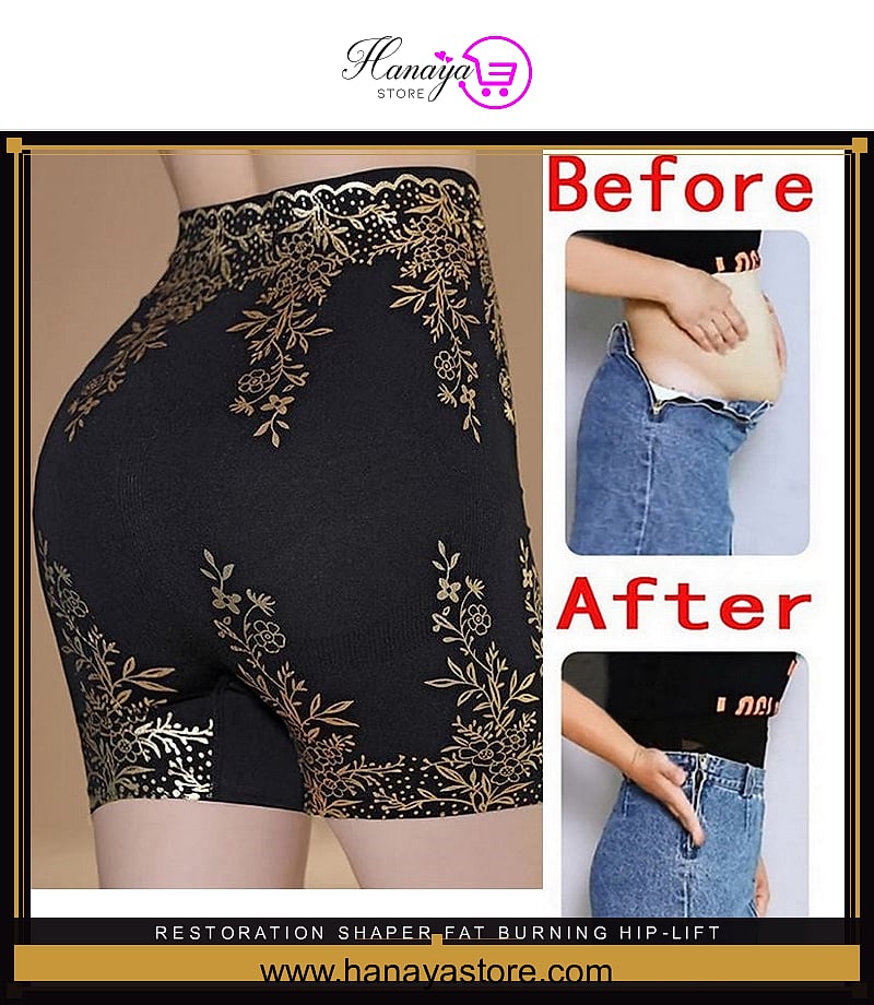 Restoration shaper fat burning Hip-lift tummy control panties safety pants knickers underwear shapewear high waist