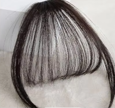 Hair Bangs Clip in Hair Extensions Clip On Bangs Wispy Bangs Fringe with Temples Hairpieces For Women – View 6 – Accessori...