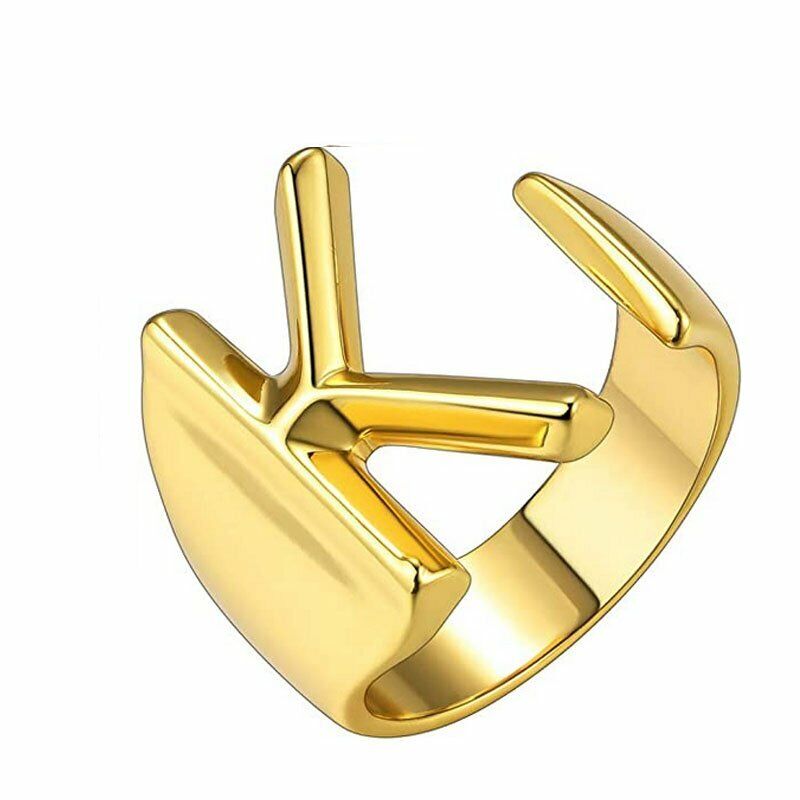 Trendy Letter Name Ring For Women Ring Jewelry Jewellery Girls Fashion – Close Up – Accessories | Hanaya Pakistan