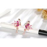 Original 17mm Sterling Silver S925 Korean Trendy Crystals 3A CZ Elegant Earring – Close Up – Accessories | Hanaya Pakistan