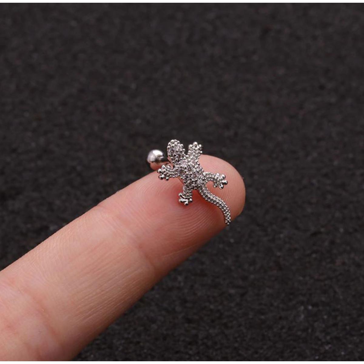 1 Piece Cartilage 6mm ORBITAL Long Helix 0.8mm HELIX LOBE TRAGUS Stud SNUG Crystal Tragus Piercing Earring DAITH ROOK – Cl...