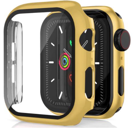High Quality Tempered Glass Full Screen Bumper Case Compatible for APPLE Watch 44mm Series 4 5 – View 11 – Accessories | H...