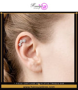 1 Piece Cartilage Helix Stud Tragus Ear Piercing Plug Earring For Girls