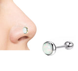 Piercing 1 Piece 5mm Crystal Helix Nose Ring Body Elegant Jewelry – Image 2 of 2