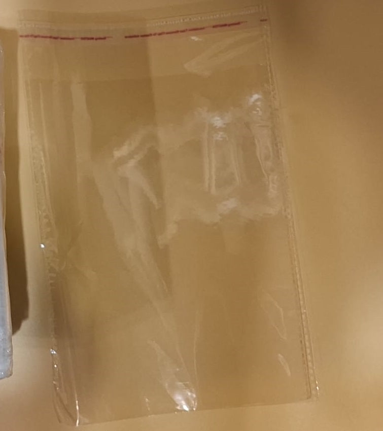 50 Pcs Transparent Resealable Plastic Bags – Self Seal OPP Poly Bags for Jewellery, Storage, Packing & Small Items | Pee