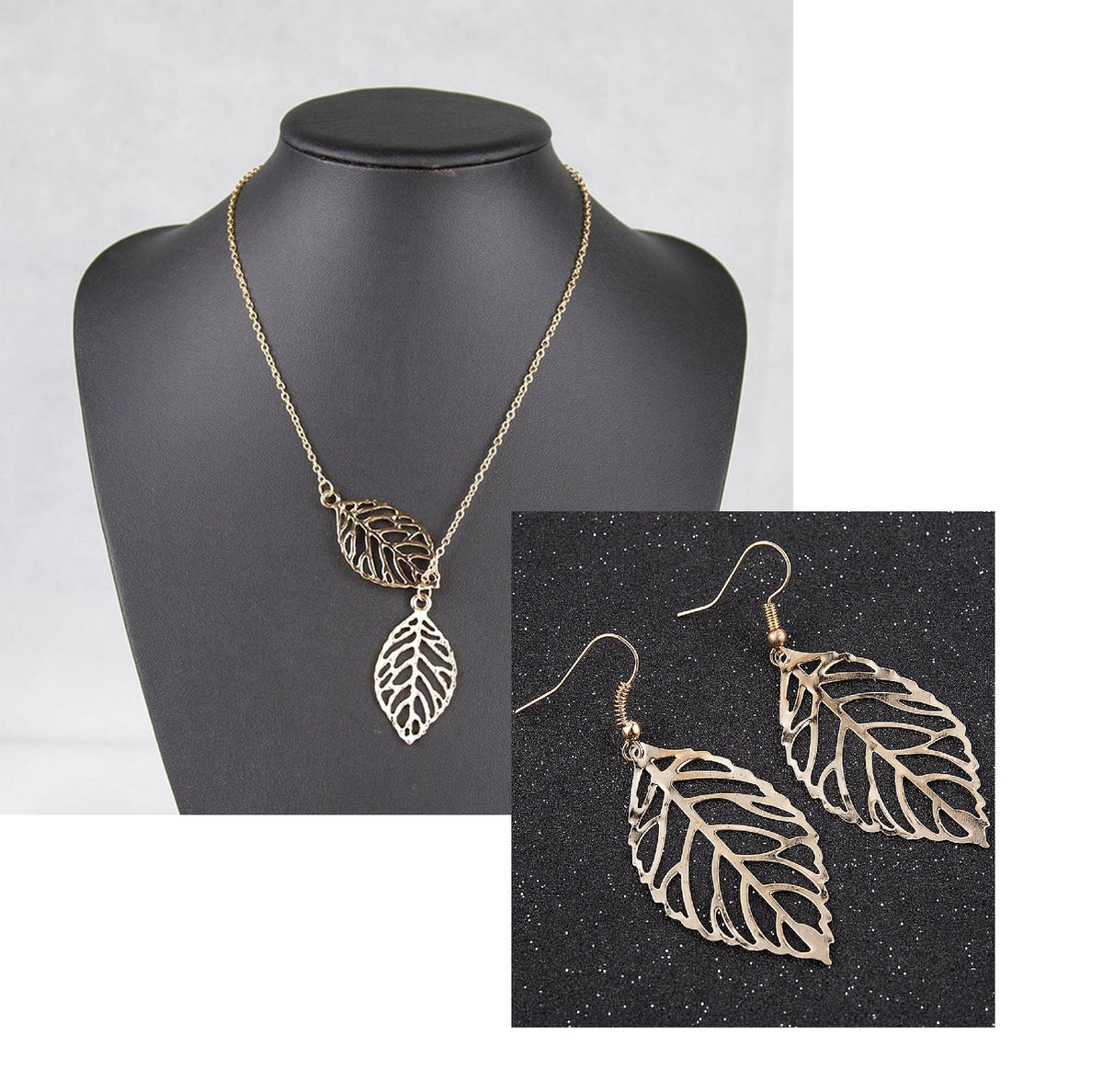Pack Of Two Fashionable Classy Earring And Necklace For Women – Close Up – Accessories | Hanaya Pakistan