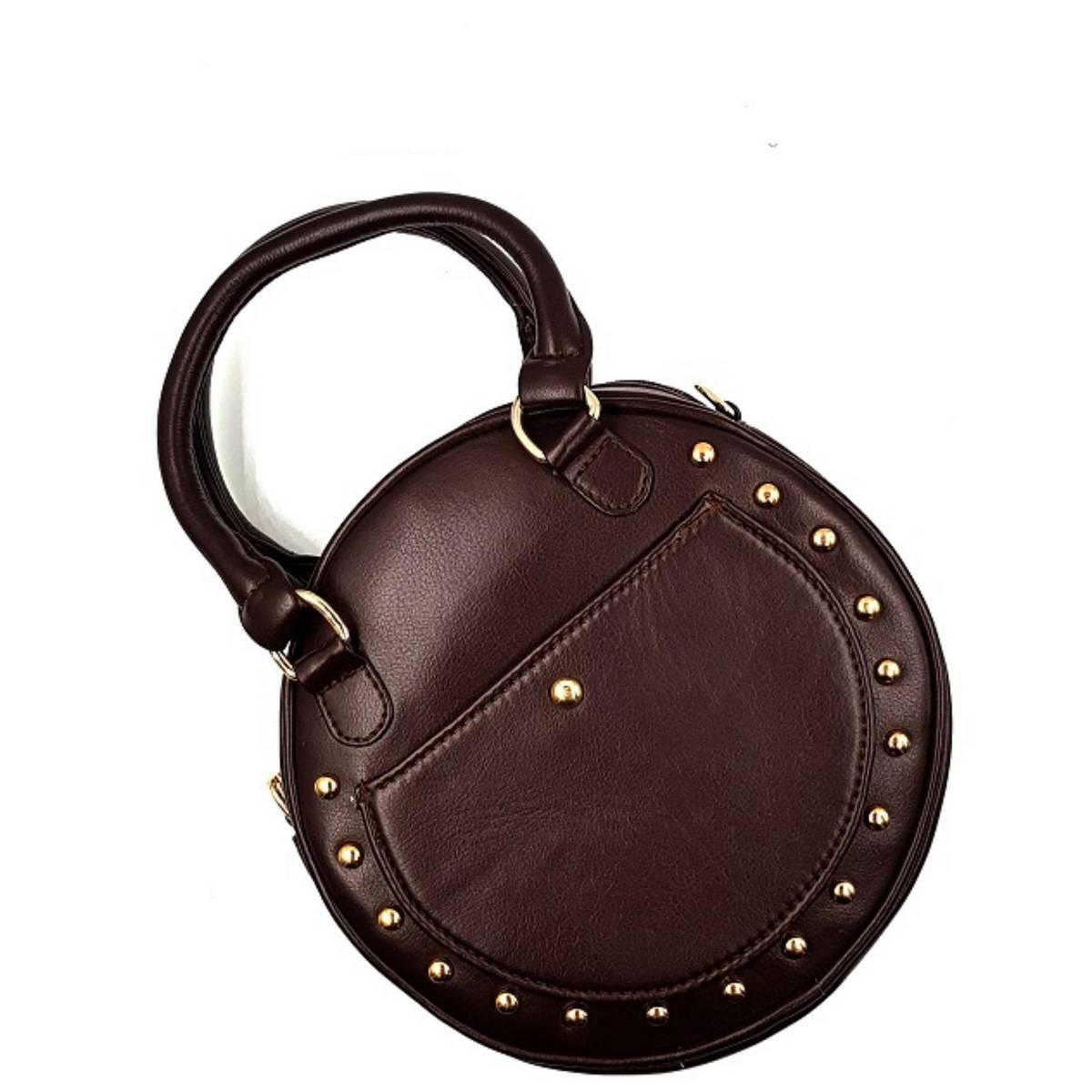 Trendy Circle Soft Hand Bag Faux Leather Ladies Shoulder Messenger Bag – Handbag Online in Pakistan | Hanaya