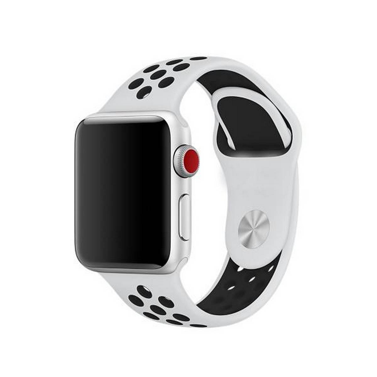 Compatible For APPLE strap Elegant Sports Silicon 42/44mm Series 1/2/3/4/5/6 – View 4 – Accessories | Hanaya Pakistan