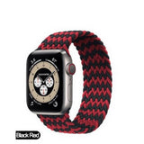 STRAP Elastic Sports Braided Solo Nylon strap Compatible For APPLE 38/40mm Series 1/2/3/4/5/6 – View 5 – Accessories | Han...