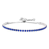 Trendy Cubic Zirconia Bracelet & Bangle Adjustable Tassel Style – Image 2 of 3