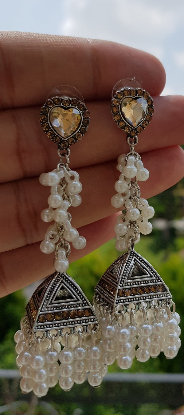 Classy Tassel Elegant Long Chain Pearls Fashion Earring – Lifestyle – Buy Earrings Pakistan | Hanaya