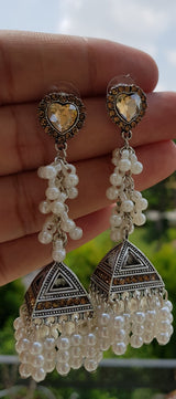 Classy Tassel Elegant Long Chain Pearls Fashion Earring – Lifestyle – Buy Earrings Pakistan | Hanaya