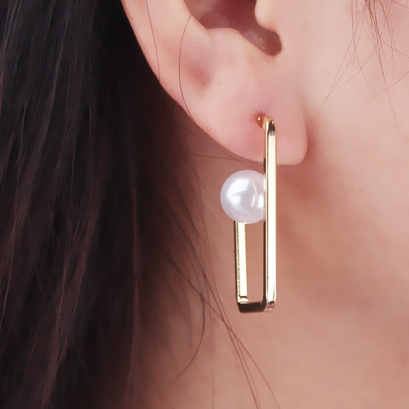 Trendy Classy Elegant Pearl Drop Stylish Earring For Girls