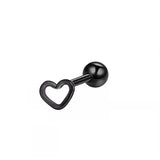 Piercing 1 PIECE Heart Helix Nose Ring Body Jewelry